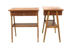 Pamono Teak Bedside Tables, Sweden, 1960s, Set of 2 Outlet