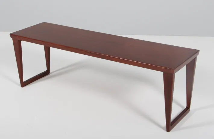 Pamono Teak Bench with Chest of Drawers by Aksel Kjersgaard for Kai Kristiansen, Denmark, 1960s New