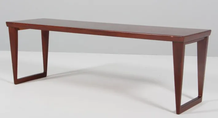 Pamono Teak Bench with Chest of Drawers by Aksel Kjersgaard for Kai Kristiansen, Denmark, 1960s New