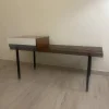 Pamono Teak Bench with Drawer, 1960s Hot