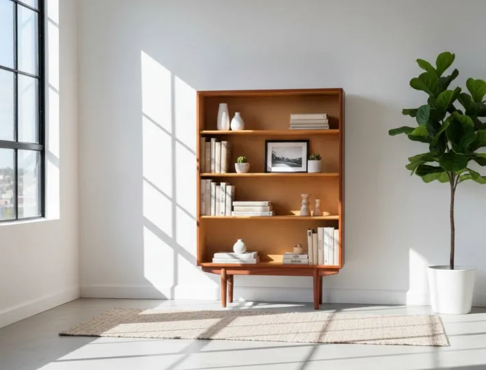 Pamono Teak Bookcase by Børge Mogensen for Søborg Møbelfabrik, 1960s Online