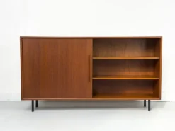 Pamono Teak Cabinet with Sliding Door from WK Möbel, 1960s Best