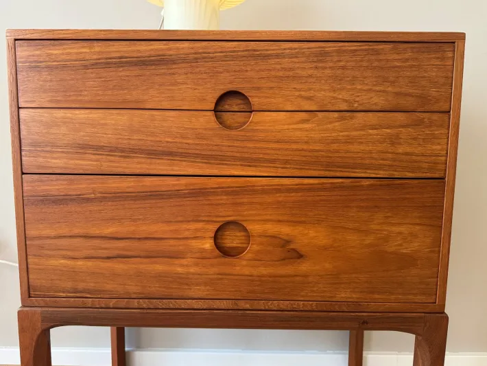 Pamono Teak Chest of Drawers by Kai Kristiansen for Aksel Kjersgaard, 1960s Best
