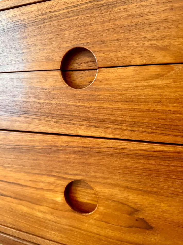 Pamono Teak Chest of Drawers by Kai Kristiansen for Aksel Kjersgaard, 1960s Best