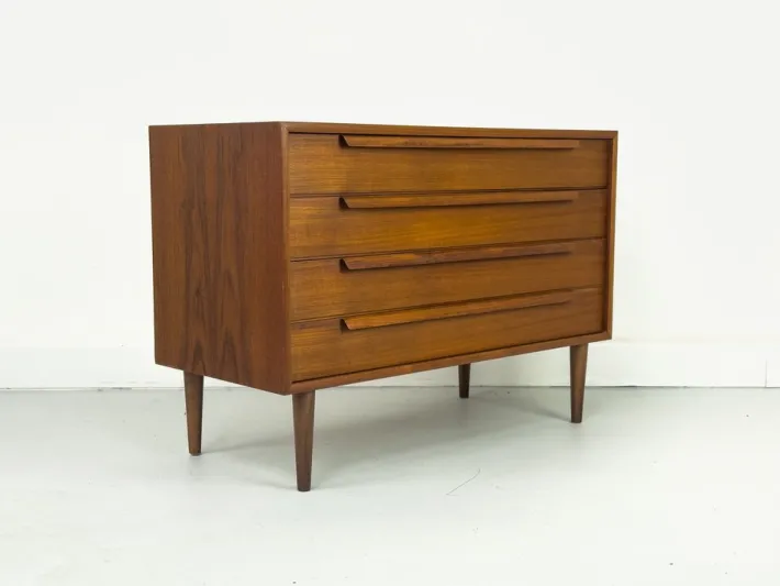 Pamono Teak Chest of Drawers from WK Möbel, 1960s