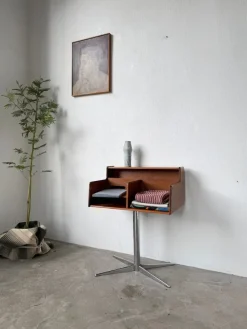 Pamono Teak Console or Small Desk from Fimsa Roma, Italy, 1970s Hot