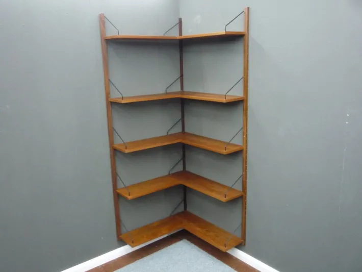 Pamono Teak Corner Shelf by Poul Cadovius for Cado, 1960s Sale