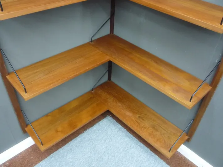 Pamono Teak Corner Shelf by Poul Cadovius for Cado, 1960s Sale