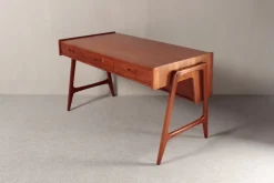 Pamono Teak Desk by Arne Wahl Iversen for O.M.F., 1960s Hot