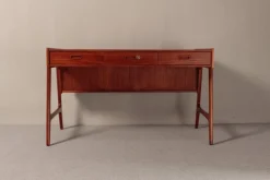 Pamono Teak Desk by Arne Wahl Iversen for O.M.F., 1960s Hot