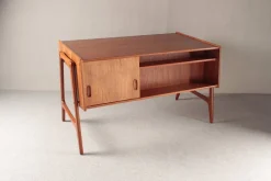 Pamono Teak Desk by Arne Wahl Iversen for O.M.F., 1960s Hot