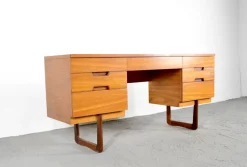 Pamono Teak Desk by Gunther Hoffstead for Uniflex, 1960s Sale