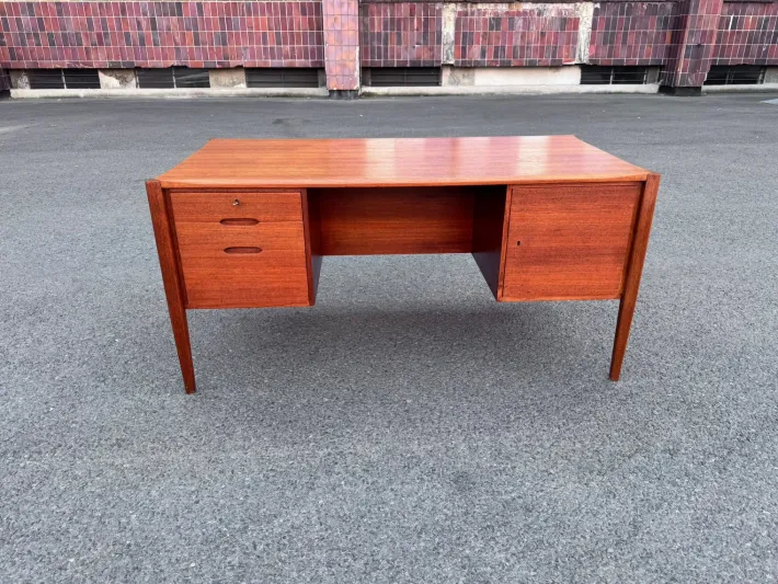Pamono Teak Desk from Wilhelm Renz, 1960s Best