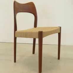 Pamono Teak Dining Chairs by Niels Otto Møller for J.L. Møllers, Denmark, 1960s Outlet