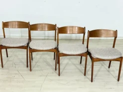 Pamono Teak Dining Chairs, Set of 4 New