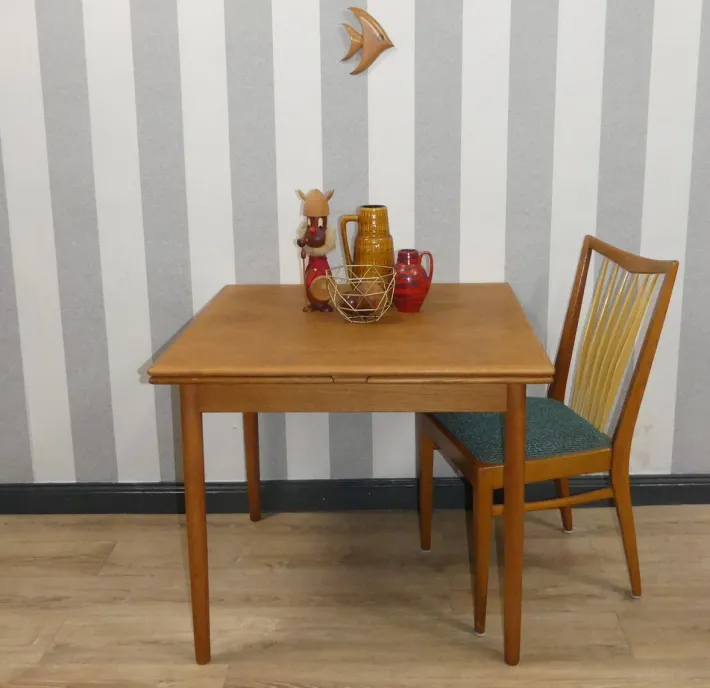 Pamono Teak Dining Table from AM Ansager Møbler, Denmark, 1960s