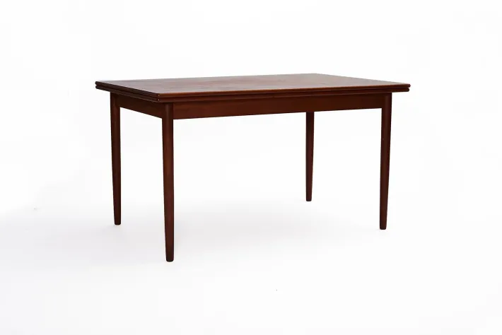 Pamono Teak Dining Table with Dutch Pulls, Denmark, 1970s Best