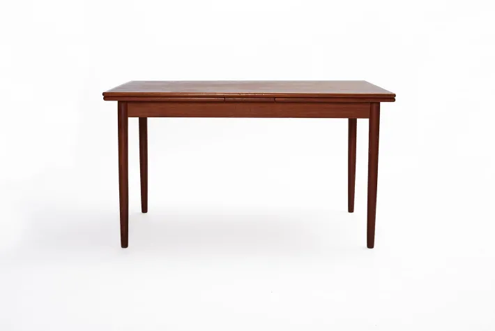 Pamono Teak Dining Table with Dutch Pulls, Denmark, 1970s Best