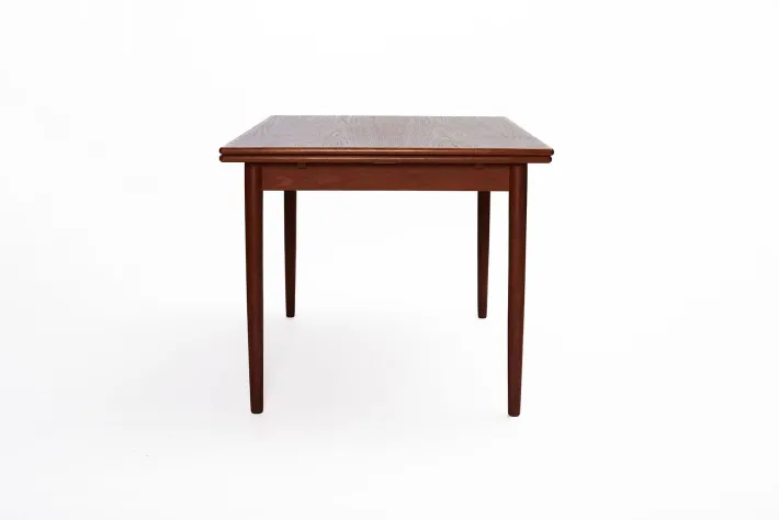 Pamono Teak Dining Table with Dutch Pulls, Denmark, 1970s Best