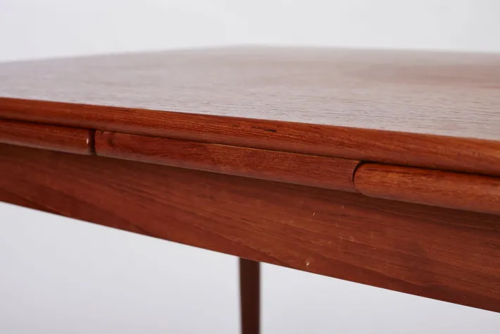 Pamono Teak Dining Table with Dutch Pulls, Denmark, 1970s Best