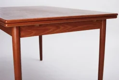 Pamono Teak Dining Table with Dutch Pulls, Denmark, 1970s Best
