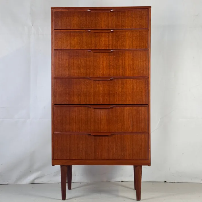Pamono Teak 6-Drawer Tallboy from Austinsuite, 1960s Sale