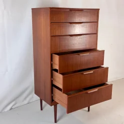 Pamono Teak 6-Drawer Tallboy from Austinsuite, 1960s Sale