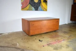 Pamono Teak Hifi Lowboard, Denmark, 1960s Sale