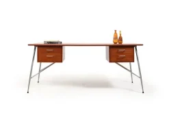 Pamono Teak Model 202 Desk by Børge Mogensen, 1950s Clearance