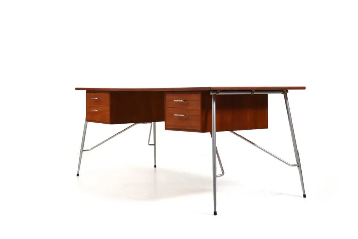 Pamono Teak Model 202 Desk by Børge Mogensen, 1950s Clearance