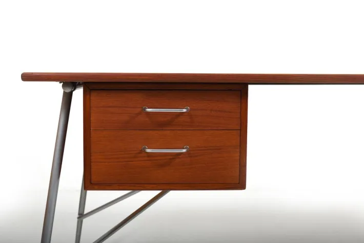 Pamono Teak Model 202 Desk by Børge Mogensen, 1950s Clearance