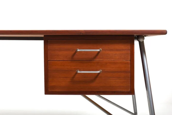 Pamono Teak Model 202 Desk by Børge Mogensen, 1950s Clearance