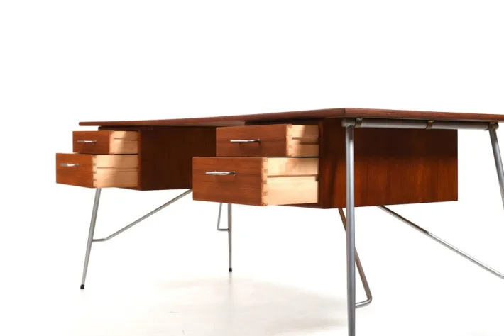 Pamono Teak Model 202 Desk by Børge Mogensen, 1950s Clearance
