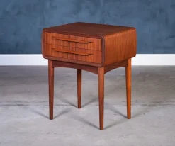 Pamono Teak Nightstand by Johannes Andersen for CFC Silkeborg, 1960s New