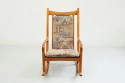 Pamono Teak Rocking Chair by Juul Kristensen, Denmark, 1960s Hot