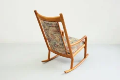 Pamono Teak Rocking Chair by Juul Kristensen, Denmark, 1960s Hot