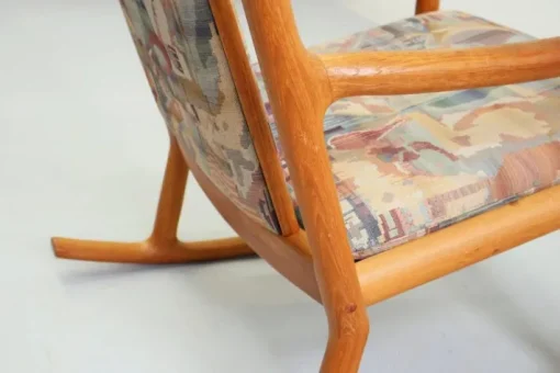 Pamono Teak Rocking Chair by Juul Kristensen, Denmark, 1960s Hot