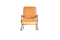 Pamono Teak Rocking Chair, 1910s Hot