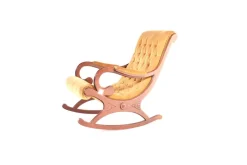 Pamono Teak Rocking Chair, 1910s Hot