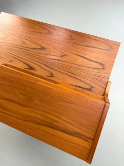 Pamono Teak Secretary Desk by Arne Wahl Iversen for Vinde Møbelfabrik, 1960s Sale