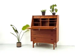 Pamono Teak Secretary Desk from Bernhard Pedersen & Søn, 1960s Discount