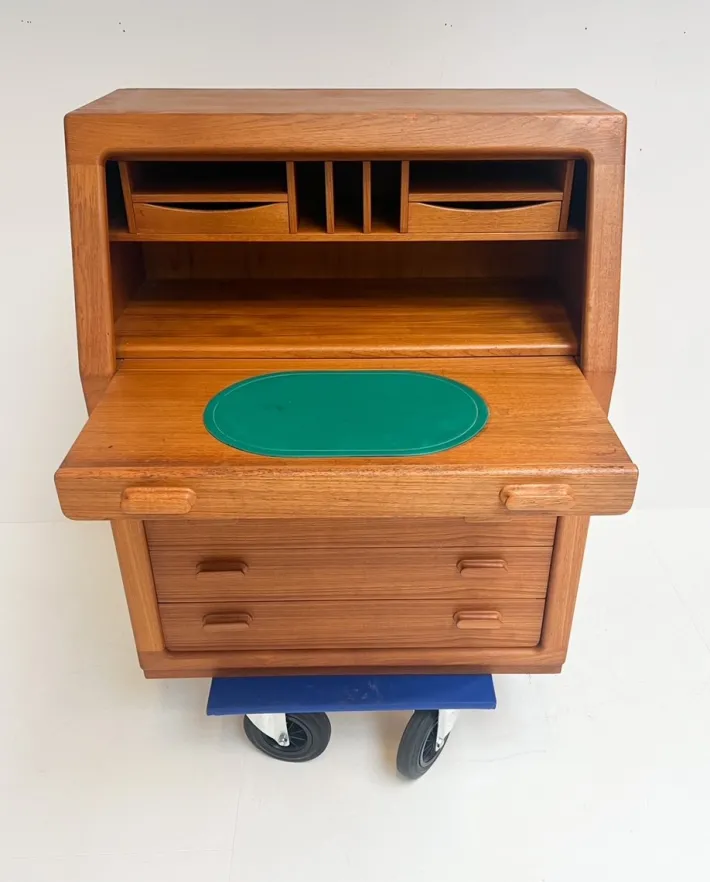 Pamono Teak Secretary from Dyrlund, 1960s New