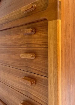 Pamono Teak Secretary from Dyrlund, 1960s New