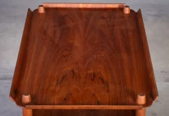 Pamono Teak Serving Bar Cart by Poul Hundevad, 1960s New