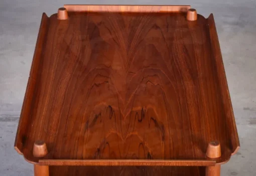 Pamono Teak Serving Bar Cart by Poul Hundevad, 1960s New