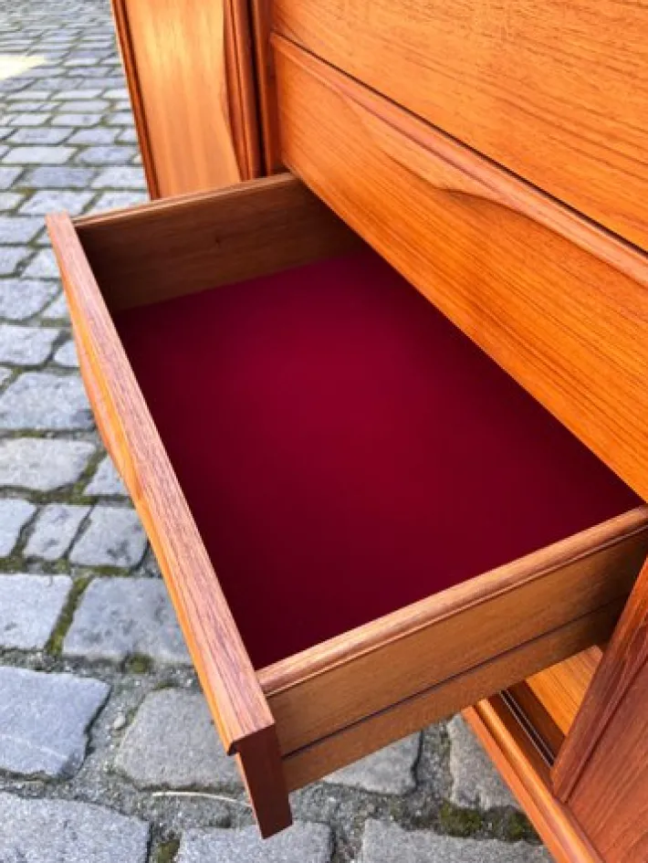 Pamono Teak Sideboard by Heinrich Riestenpatt for RT Möbel Hot