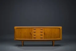 Pamono Teak Sideboard by Johannes Andersen for CFC Silkeborg, 1960s Online