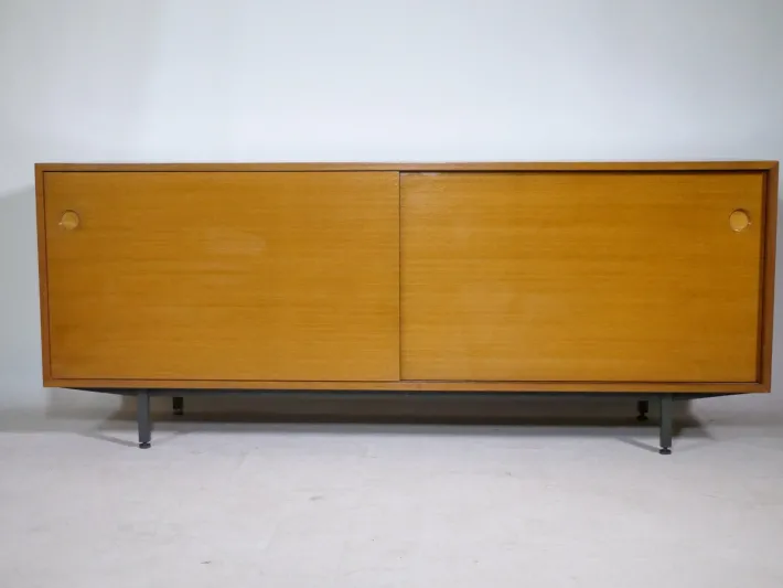 Pamono Teak Sliding Door Sideboard by Ernst Martin Dettinger for Bormann, 1960s Best