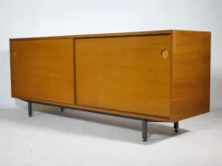 Pamono Teak Sliding Door Sideboard by Ernst Martin Dettinger for Bormann, 1960s Best