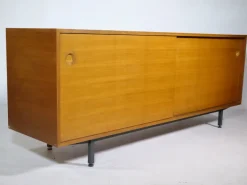 Pamono Teak Sliding Door Sideboard by Ernst Martin Dettinger for Bormann, 1960s Best